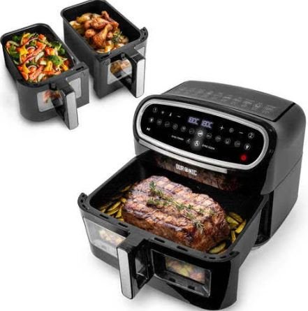 best value budget option duronic triple drawer 10l (af34 bk) air fryers for large families uk