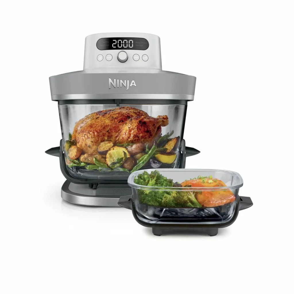 ninja crispi pro 5 in 1 glass air fryer as090uk