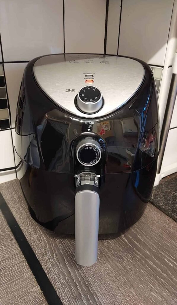 view of our own purchase testing tower vortx manual air fryer 2.2l for students uk unboxing package arrival several weeks to months