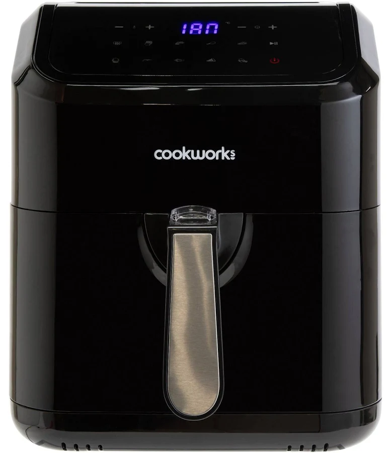 cookworks digital air fryer 5l budget air fryer uk
